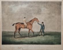 William Ward after Henry Bernard Chalon Hand coloured engraving "Violante rode by Buckle..." Boydell