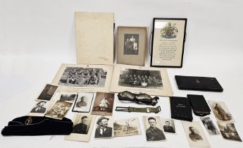 Collection of military portrait photographs, WWI and WWII to the 1950's, a pair of WWII RAF pilot'