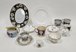 Group of English pottery and porcelain, early 19th century to circa 1900, various printed and