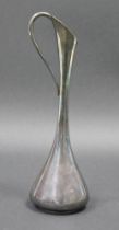 Danish Mid-century silver plate pitcher-style bud vase, denmark and dolphin mark to base, probably