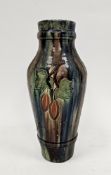 Belgium pottery Arts & Crafts tapering oviform vase, circa 1900, impressed 'Made in Belgium',