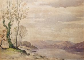 Ernest E Clarke (19th/20th century) Watercolour "Windermere from Wray", signed lower right, titled