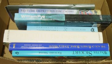 Various books on art to include:- Webb, Peter "Portrait of David Hockney", Chatto & Windus 1988,