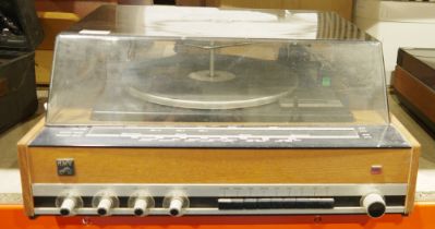 HMV music centre comprising tuner and Garrard 6.300 automatic turntable