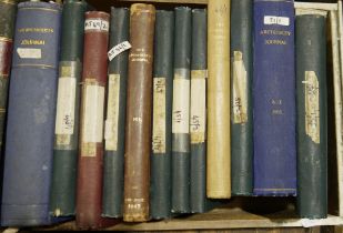 Assorted periodical volumes; concerning architecture and building, mostly early to mid 20th century.