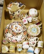 Masons Mandalay pattern ceramics to include a jug, two-handled cup and saucer and other items and