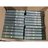The Waverley Novels folio collection, a Punch library collection, the novels of Charles Dickens