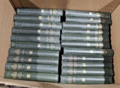 The Waverley Novels folio collection, a Punch library collection, the novels of Charles Dickens