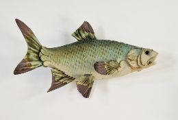 Colin Andrews (20th century) 'Roach' a studio pottery model of a fish, signed and dated '99, 29cm
