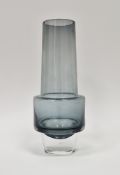 Mid-century cased glass 'Rocket' vase designed by Inge Samuelsson for SEA Glasbruk, Sweden, in