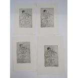 Leslie Duxbury ARCA (1921-2001)  Quantity engravings, etchings and aquatints  'Levon