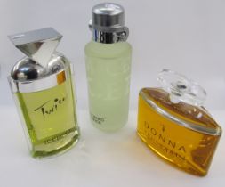Large department store 'Trussardi' advertising 'Donna' perfume bottle, 24.5cm, large department