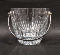 A Baccarat cut glass ice bucket, acid etched stamp to base, 12.5cm