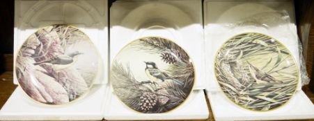 Collection of commemorative plates to include Royal Society for the Protection of Birds centenary