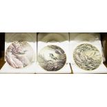 Collection of commemorative plates to include Royal Society for the Protection of Birds centenary