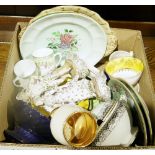 Collection of ceramics and glass to include an Imperial porcelain by Wedgwood small lidded tureen,