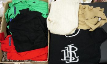 Large quantity of lady's knitwear to include Nougat, Zara, Ralph Lauren, Vidor etc. (1 box)