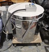 Toploading model E1812H kiln by Pot Clay Kilns Ltd with Hobbymaster Pot Clay Kilns Ltd controller