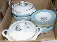 Royal Doulton Rose Elegans part dinner service (2 boxes)