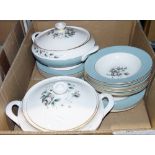 Royal Doulton Rose Elegans part dinner service (2 boxes)