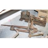 Myford watchmaker's lathe and leg vice (2) Condition Report Item is to heavy and large for us to