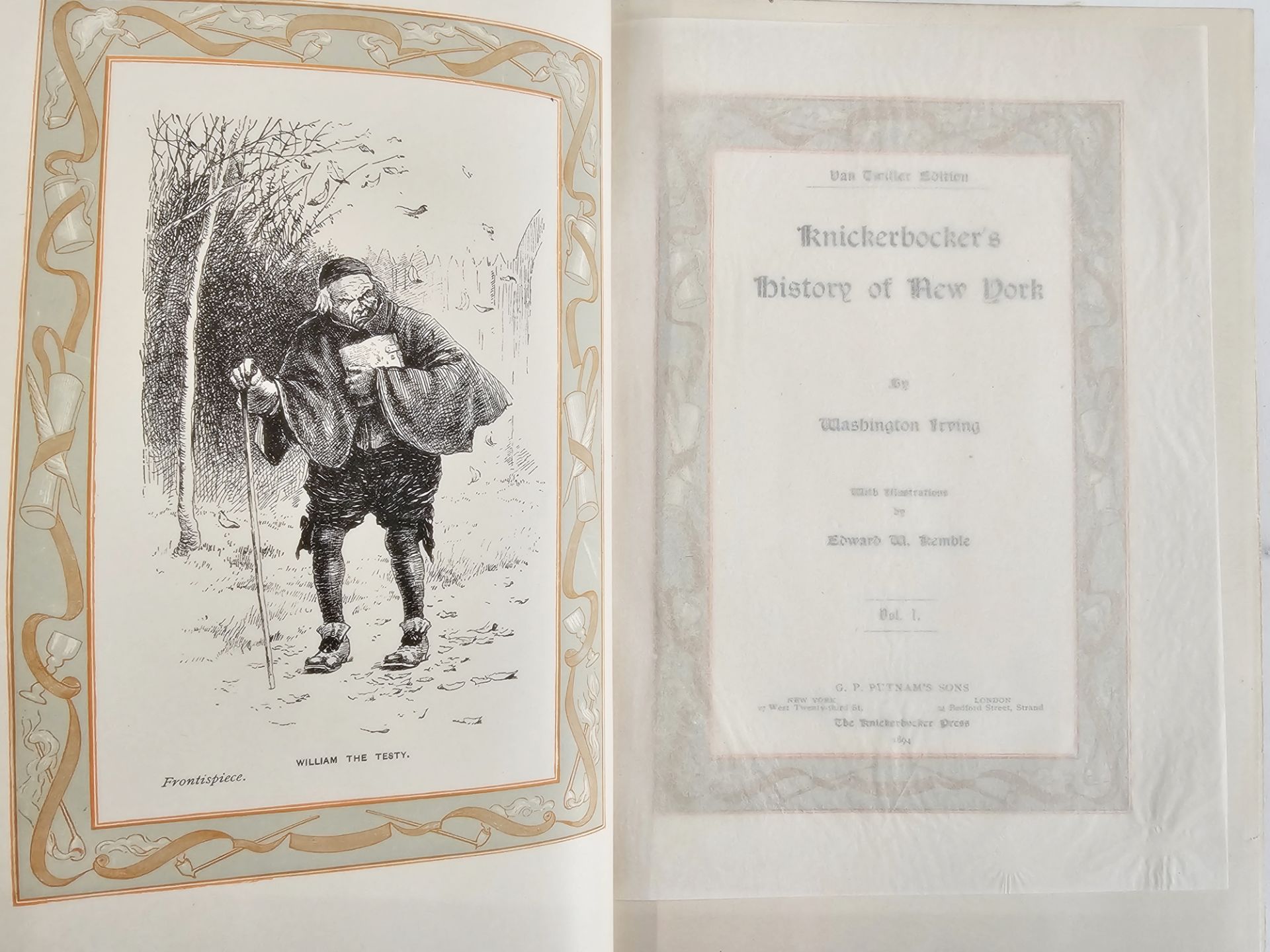 "Knickerbocker's History of New York by Washington Irving", illustrations by Edward W Kemble, GP - Image 4 of 9