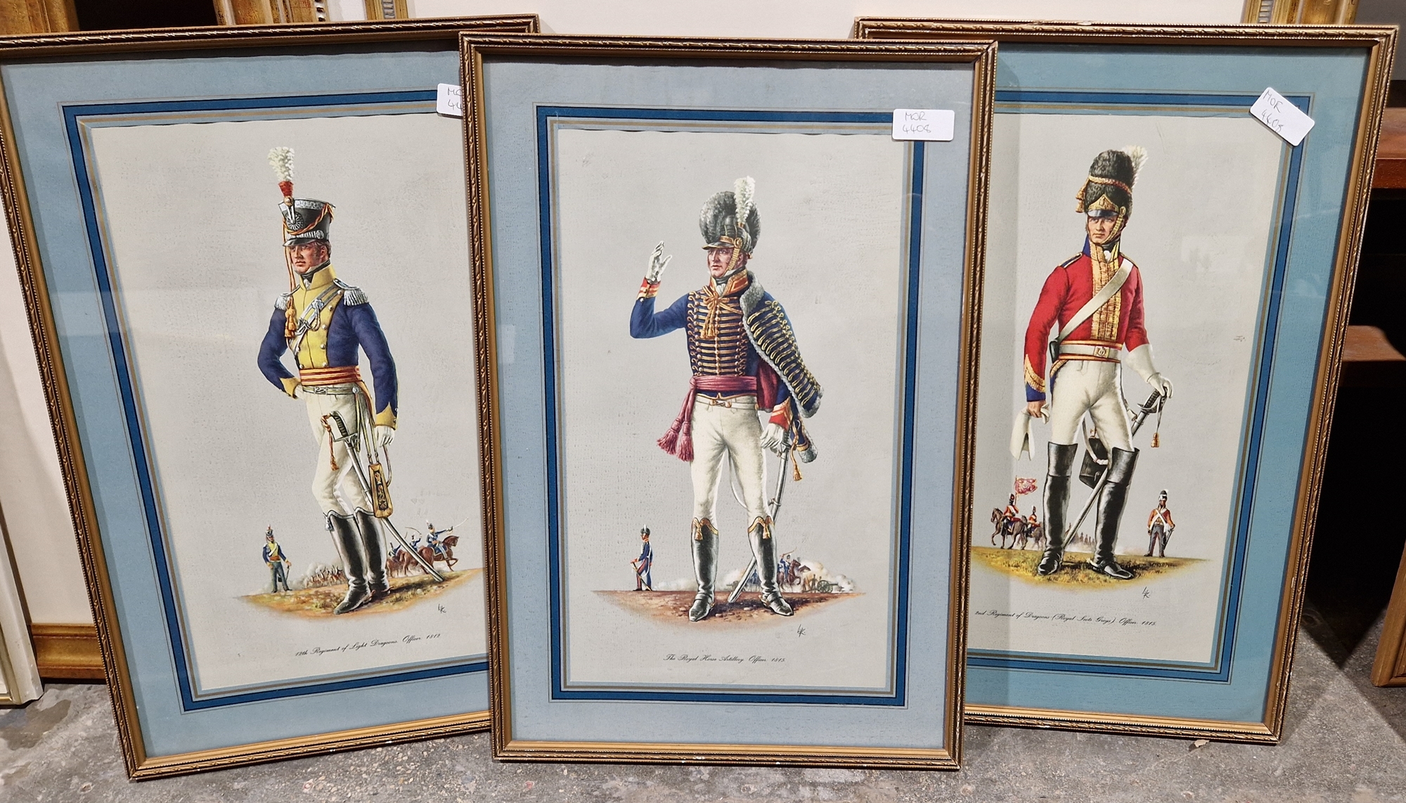 After Cecil Aldin Two framed prints 'The Quorn' and 'The Warwickshire' Modern framed Jorrocks - Image 2 of 5