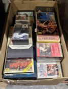 Collection of cassette and VHS tapes to include Luciano Pavarotti, Irving Berlin, Elton John etc.