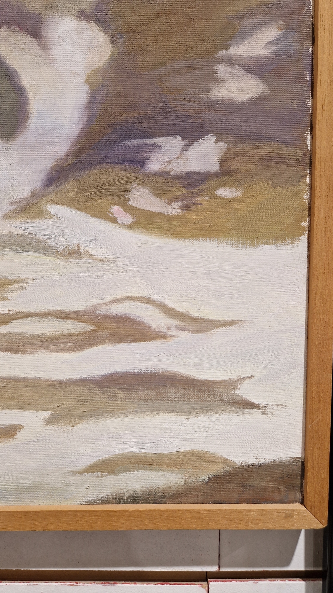 Maud Francis Eyston Sumner (1902-1985) Oil on canvas Winter landscape, signed lower left, framed, - Image 53 of 90