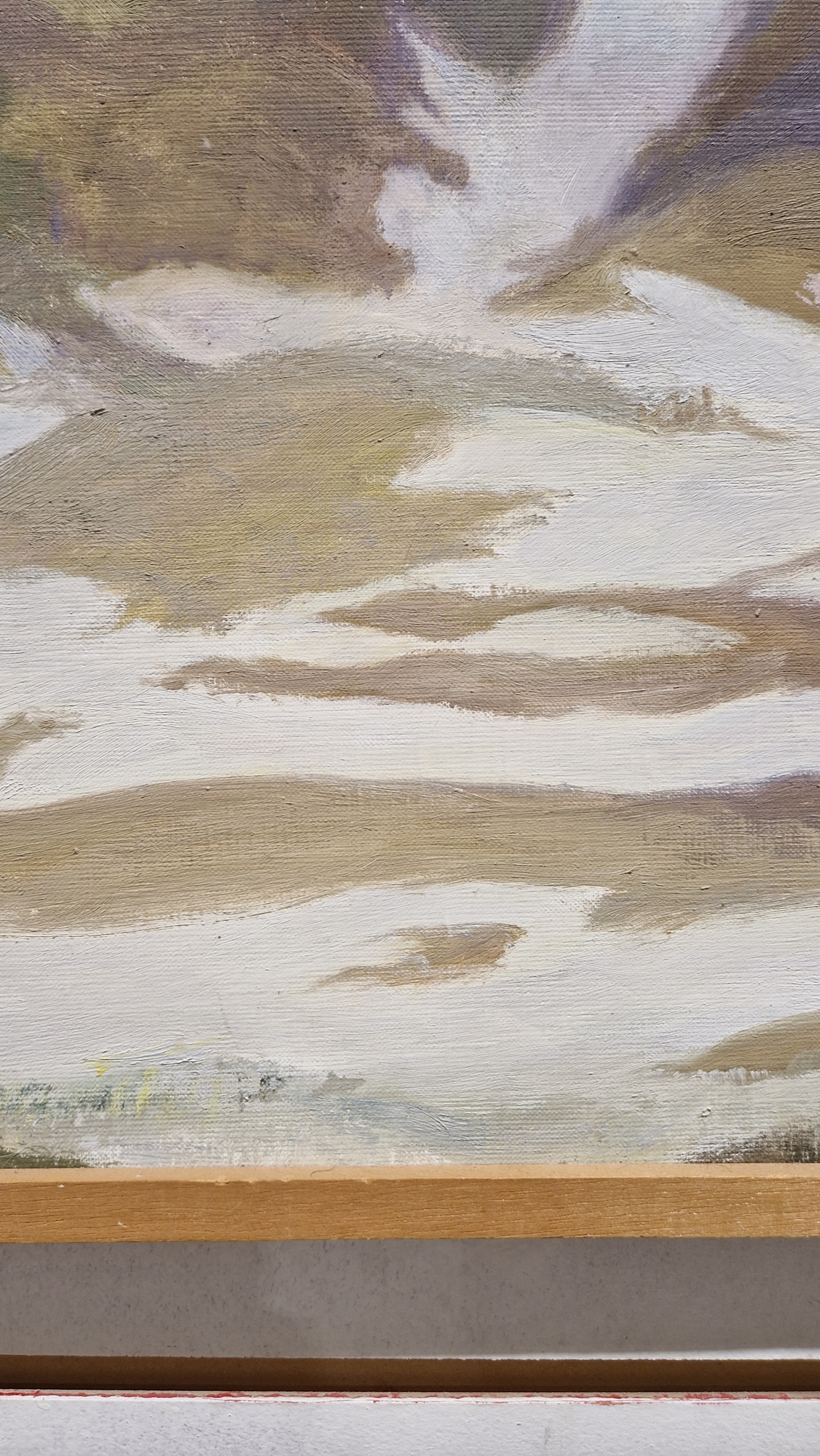 Maud Francis Eyston Sumner (1902-1985) Oil on canvas Winter landscape, signed lower left, framed, - Image 16 of 90