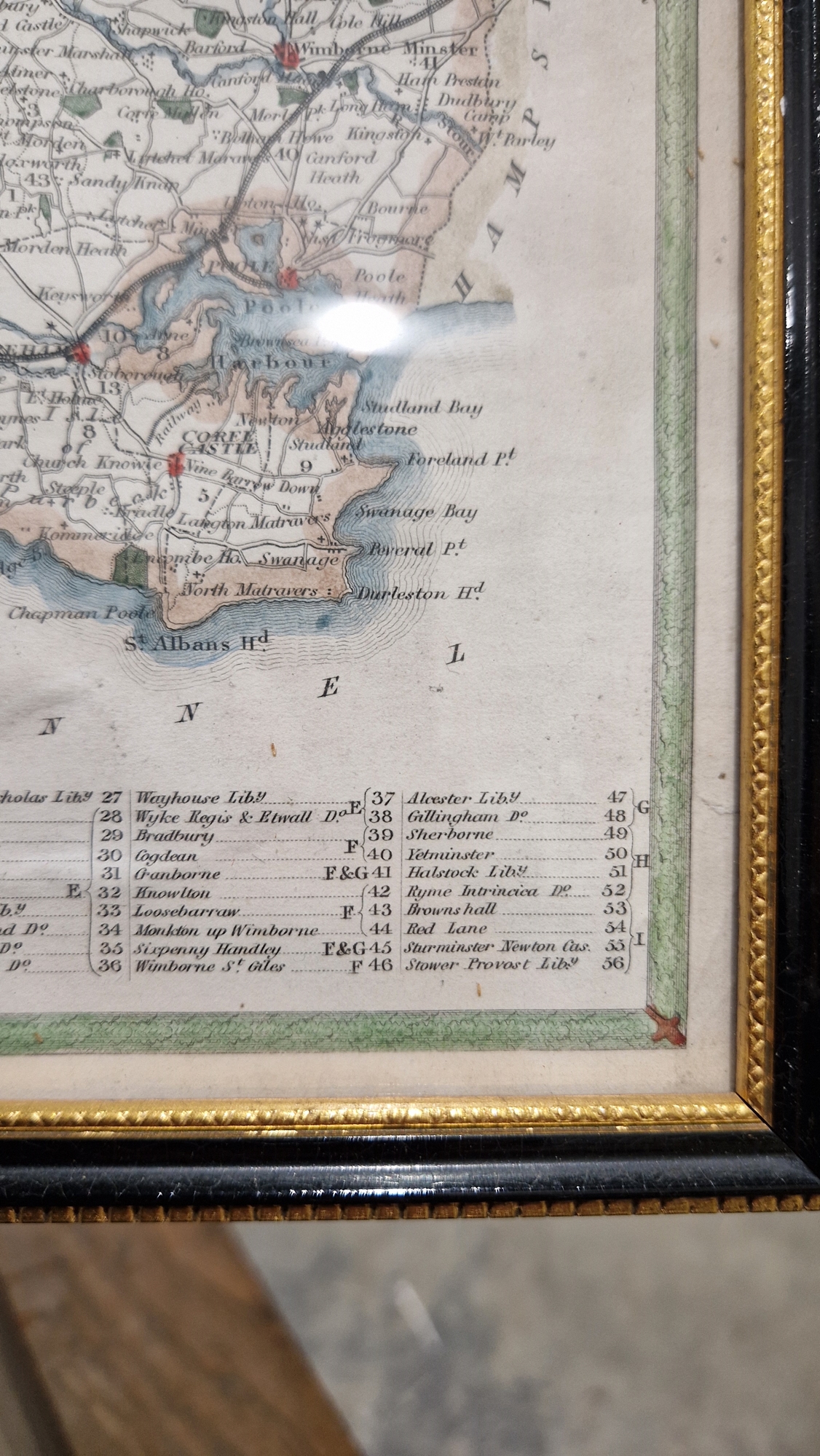 John Speed, 'Wilshire', John Sudbury & George Humble, 17th century hand coloured engraved map of - Image 24 of 33