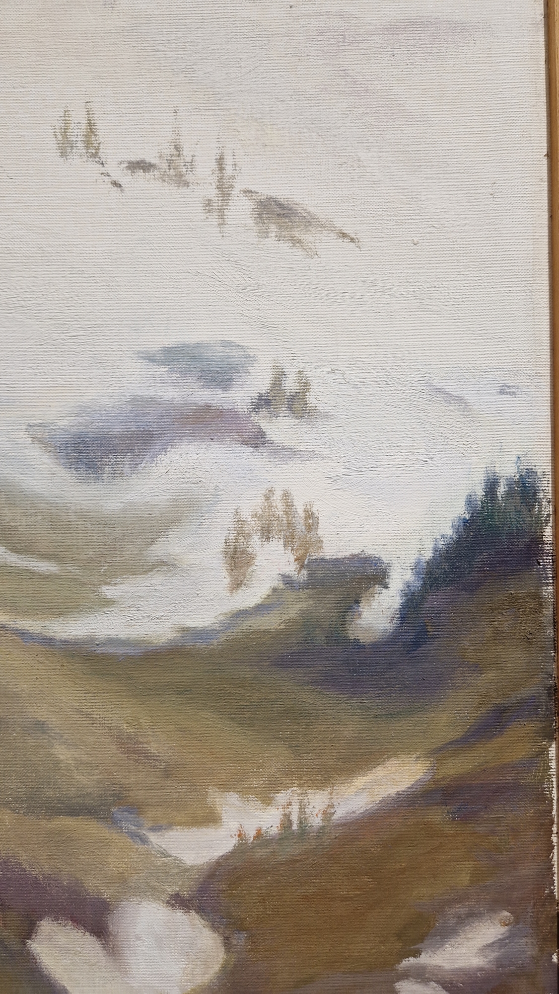 Maud Francis Eyston Sumner (1902-1985) Oil on canvas Winter landscape, signed lower left, framed, - Image 9 of 90