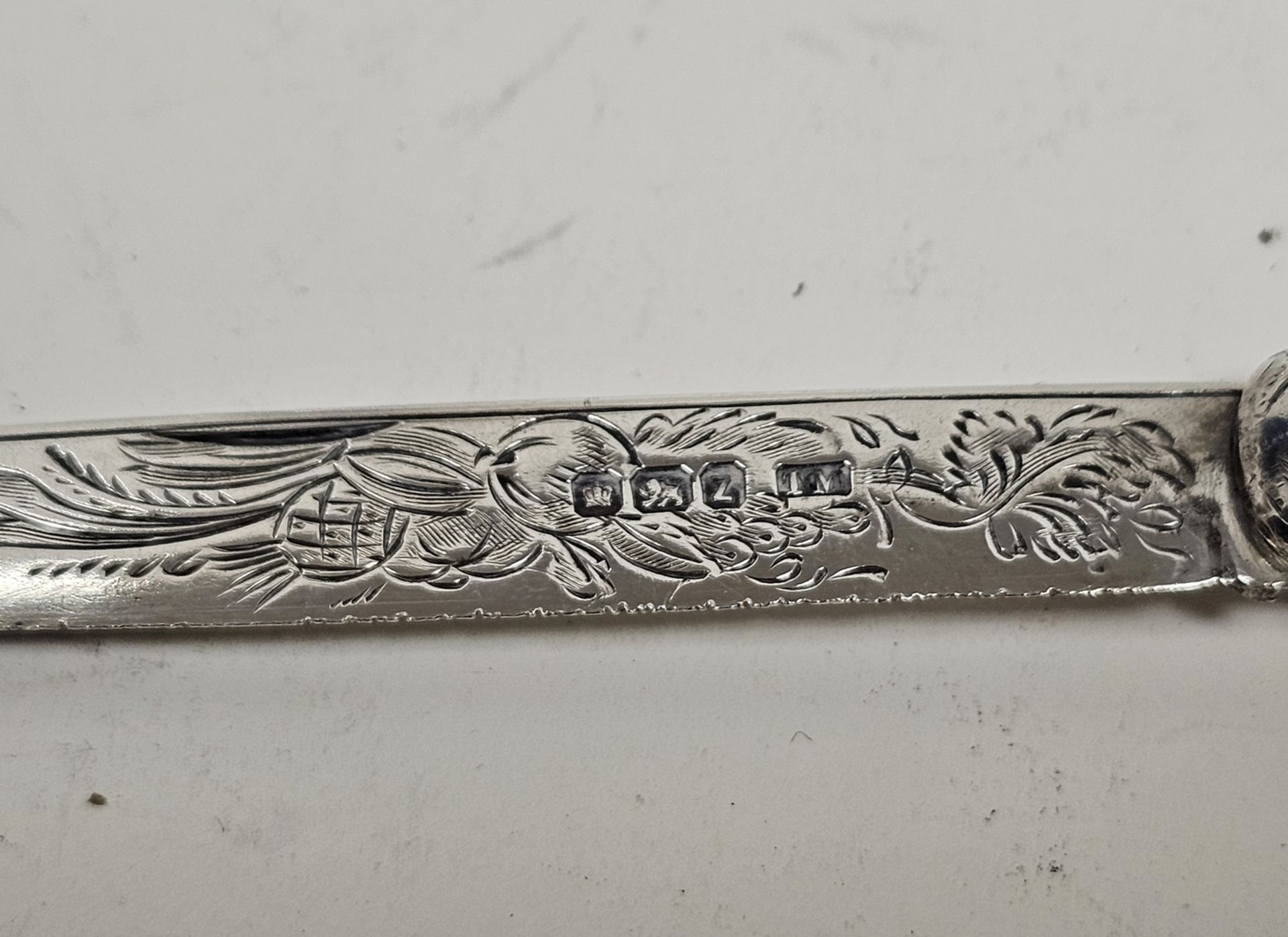 A collection of silver objects, including a silver propelling pencil, by Sampson Mordan & Co; a - Image 6 of 7