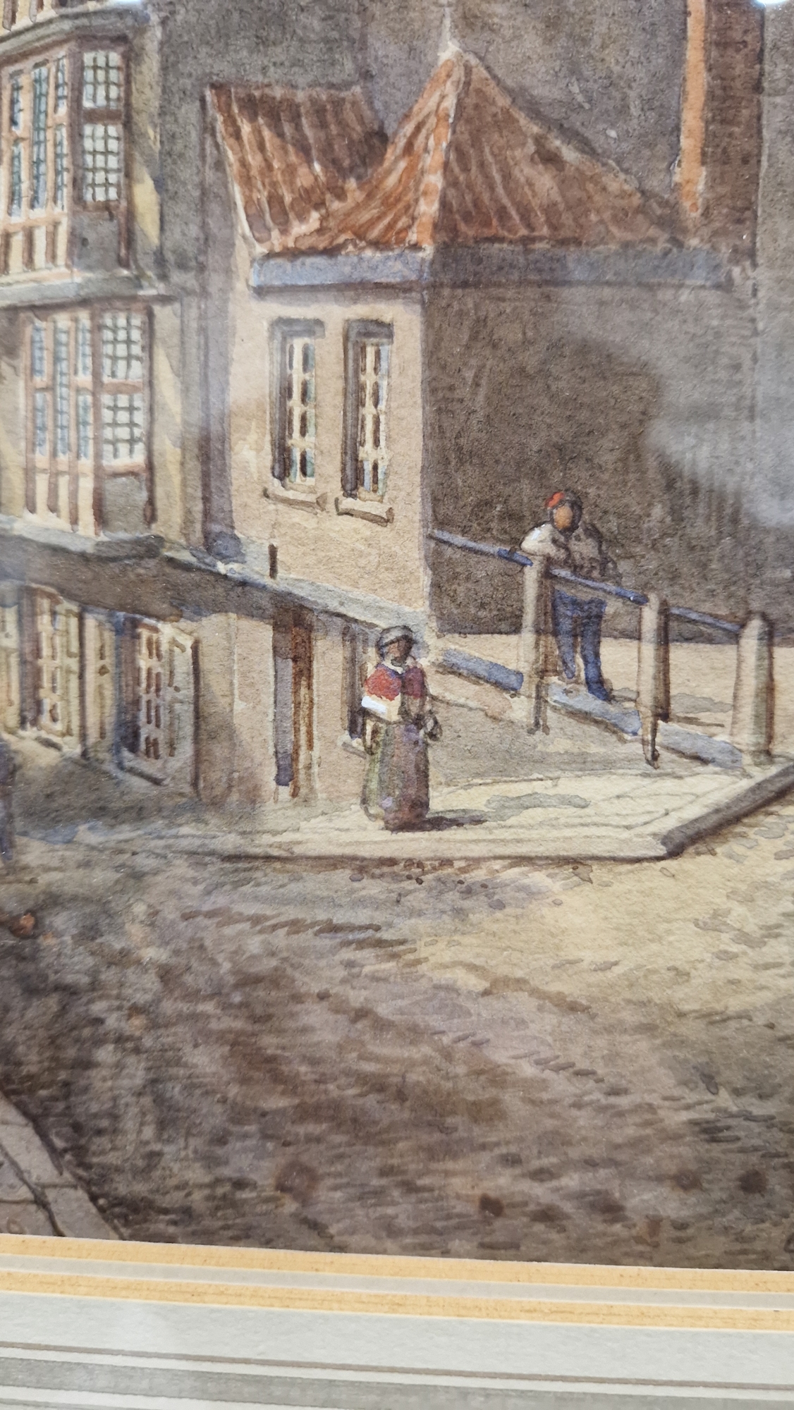 Alfred Edward Parkman (1852-1930) Two watercolours "Pithay, Bristol", street scene, signed and dated - Image 23 of 34