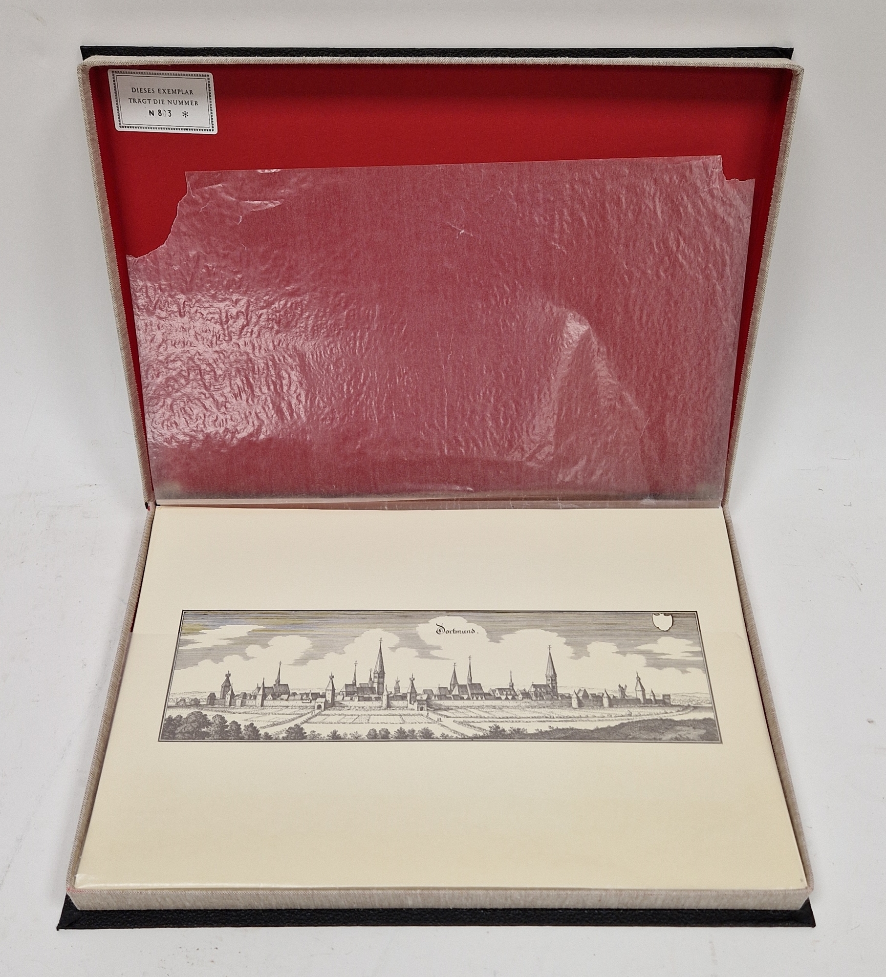 Alte Deutsche Landkarten und Stadteansichten large limited edition folio, no.803, with - Image 2 of 2