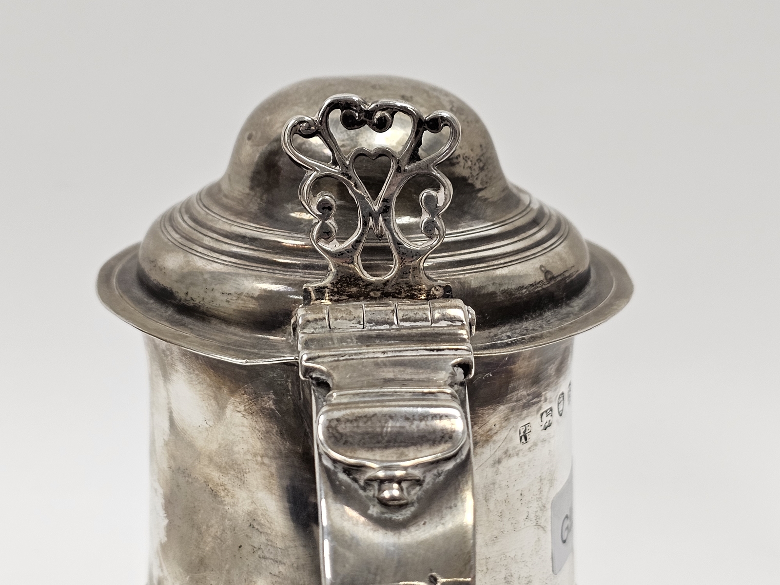 George III silver tankard by Peter & Anne Bateman, London 1797, of cylindrical form with moulded - Image 2 of 21