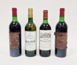 Four mxied French wine viz:- Chateau Tiregand white Bergerac 2004, 2 x Chateau Verctignan 1979 and