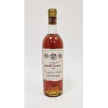 Bottle of Chateau Rayne-Vigneau Vicomte de Pontac 1955 Sauternes (high shoulder)