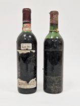 Unlabelled bottle of St Emillion (previously sold at auction June 94 (low neck)) and an unlabelled