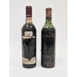 Unlabelled bottle of St Emillion (previously sold at auction June 94 (low neck)) and an unlabelled