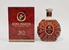 Bottle of Remy Martin fine champange cognac XO special in original red box