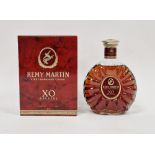 Bottle of Remy Martin fine champange cognac XO special in original red box