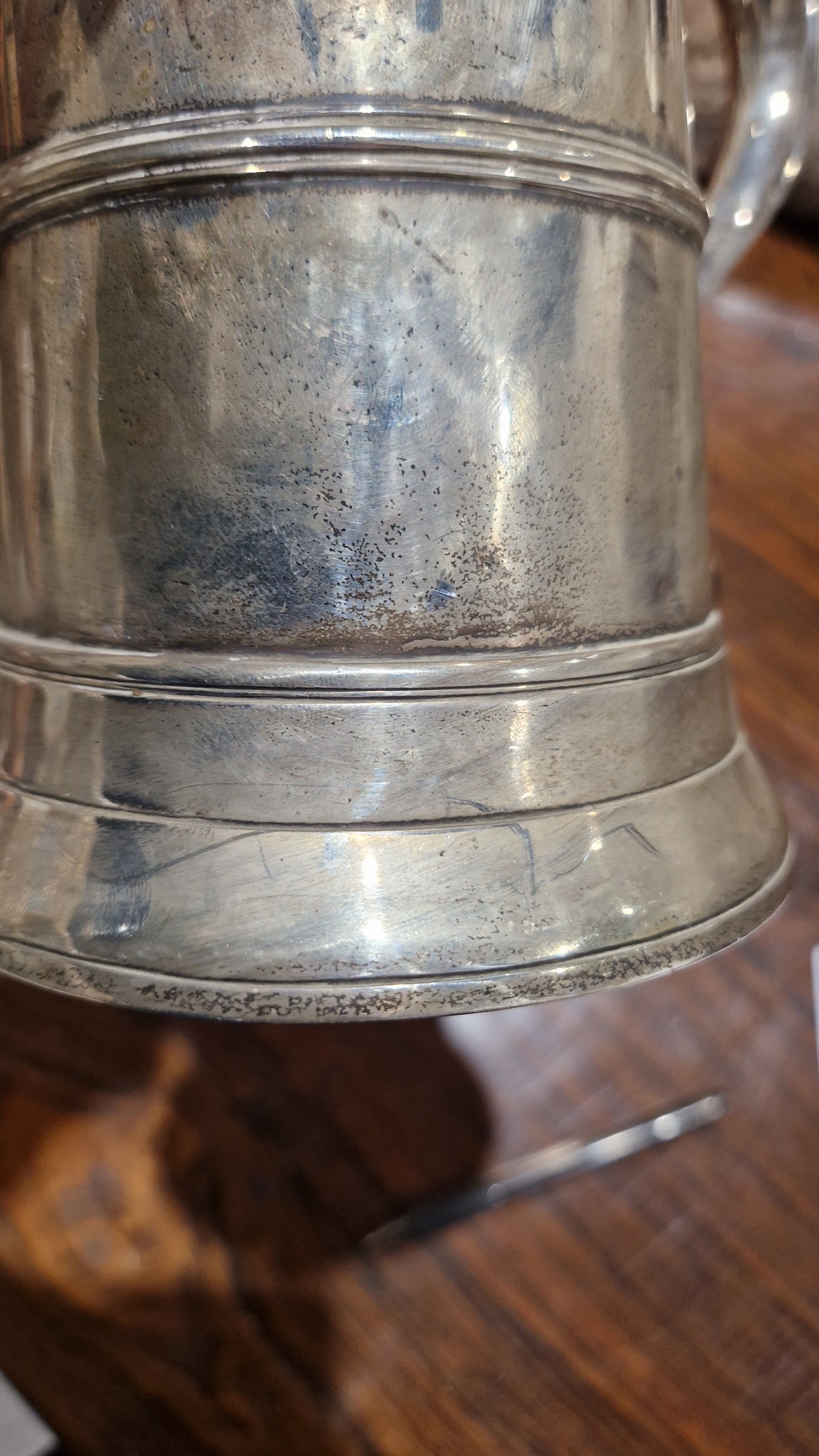 George III silver tankard by Peter & Anne Bateman, London 1797, of cylindrical form with moulded - Image 16 of 21