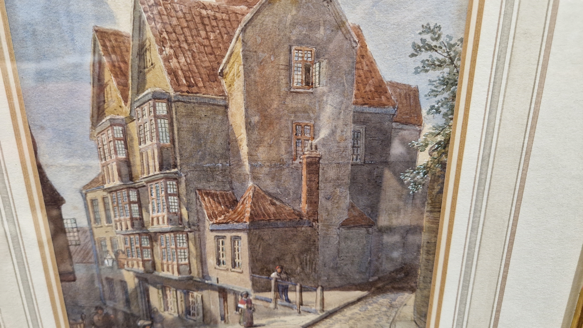 Alfred Edward Parkman (1852-1930) Two watercolours "Pithay, Bristol", street scene, signed and dated - Image 25 of 34