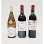 Bottle of Jean-Pierre Berthenet Montagny tete de cuvee 2004, Chateau Senejac haut-medoc 1990 and