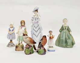 Royal Worcester model of 'Holland' by F Doughty, a figure of Ireland, both initialled, a Royal