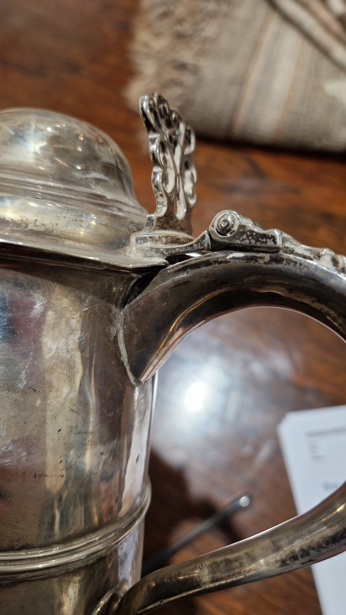 George III silver tankard by Peter & Anne Bateman, London 1797, of cylindrical form with moulded - Image 14 of 21
