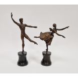 Tom Merrifield (Sculpt)bronze figure,  limited edition Giselle, no.9/25 signed and numbered by the