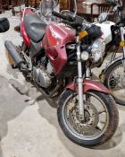 Honda CB500 motorcycle, 1997, 499cc engine, registration R656 VDV. Comes with V5 and key along