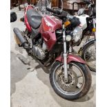 Honda CB500 motorcycle, 1997, 499cc engine, registration R656 VDV. Comes with V5 and key along